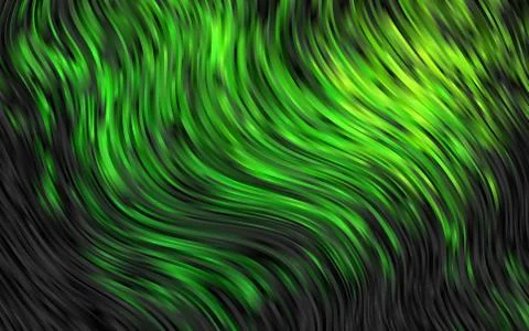 Light Green vector pattern with bubble shapes. Stockillustratie