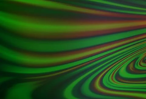 Light Green vector pattern with bubble shapes. Illustrazione stock