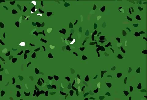 Light Green vector pattern with chaotic shapes. 스톡 일러스트