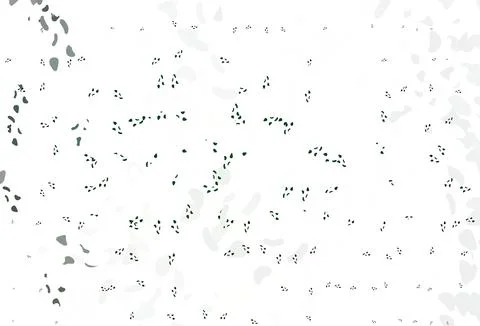 Light Green vector pattern with chaotic shapes. Stock Illustration