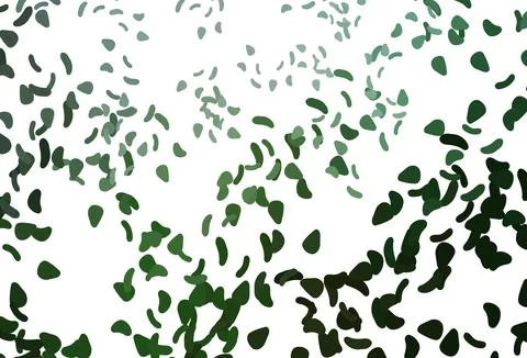 Light Green vector pattern with chaotic shapes. 스톡 일러스트