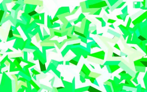 Light Green vector pattern with christmas stars. Stock Illustration