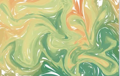 Light Green vector pattern with curved circles. An elegant bright illustratio Illustrazione stock