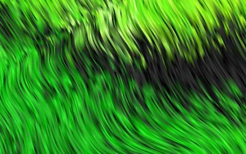 Light Green vector pattern with lines, ovals. 스톡 일러스트