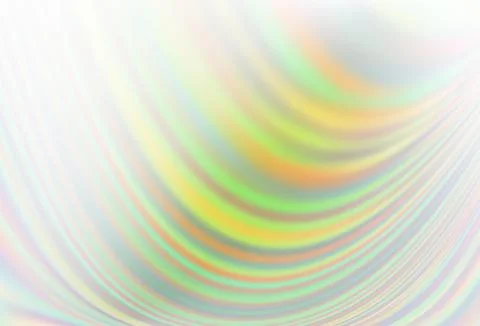 Light Green vector pattern with liquid shapes. Illustrazione stock