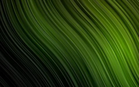 Light Green vector pattern with liquid shapes. Stockillustratie