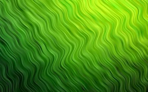 Light Green vector pattern with liquid shapes. 스톡 일러스트