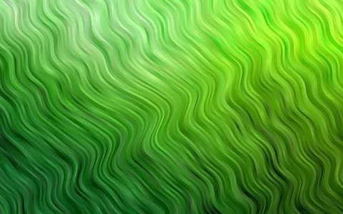 Light Green vector pattern with liquid shapes. 스톡 일러스트