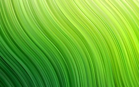 Light Green vector pattern with liquid shapes. Stock Illustration