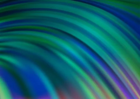 Light Green vector pattern with liquid shapes. Stock Illustration