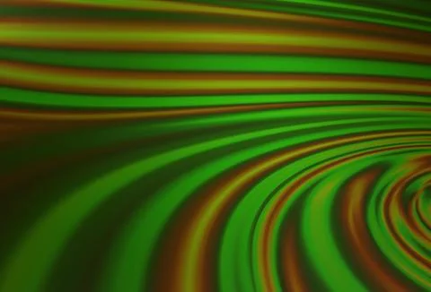 Light Green vector pattern with liquid shapes. 스톡 일러스트