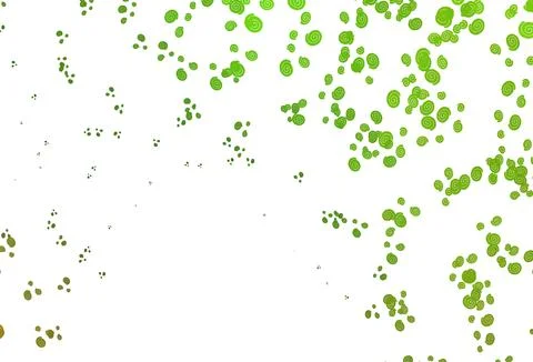 Light Green vector pattern with liquid shapes. 스톡 일러스트