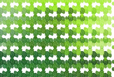 Light Green vector pattern with liquid shapes. Illustrazione stock
