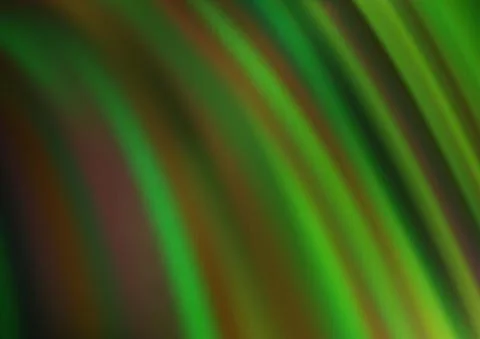 Light Green vector pattern with liquid shapes. イラスト素材