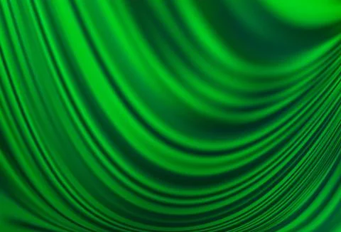 Light Green vector pattern with liquid shapes. Stock Illustration