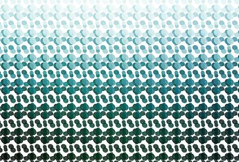 Light Green vector pattern with liquid shapes. Stock Illustration