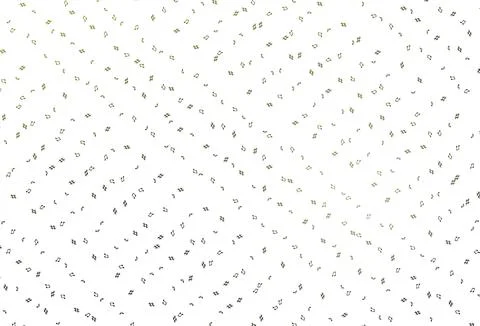 Light Green vector pattern with music elements. Illustrazione stock