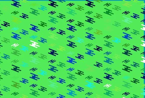 Light Green vector pattern with narrow lines. Stock Illustration