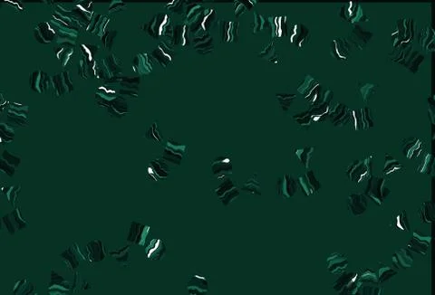 Light Green vector pattern in polygonal style with circles. Stockillustratie