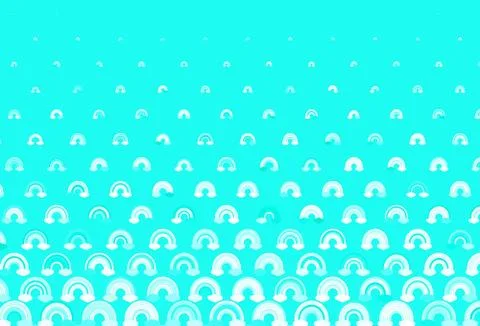 Light Green vector pattern with rainbow elements. 스톡 일러스트