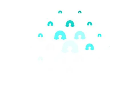 Light Green vector pattern with rainbow elements. Stock Illustration