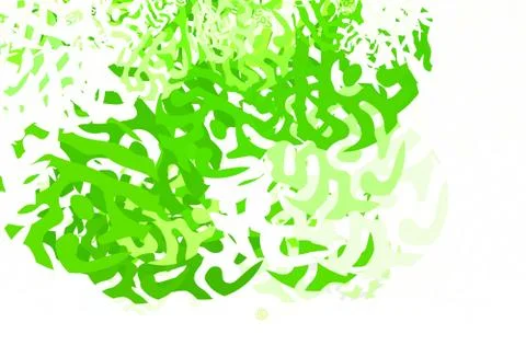 Light Green vector pattern with random forms. イラスト素材
