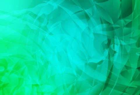 Light Green vector pattern with random forms. Illustrazione stock