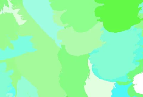 Light Green vector pattern with random forms. Stock Illustration