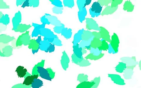 Light Green vector pattern with random forms. 库存插图