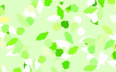 Light Green vector pattern with random forms. イラスト素材