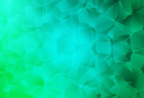 Light Green vector pattern with random forms. Stock Illustration