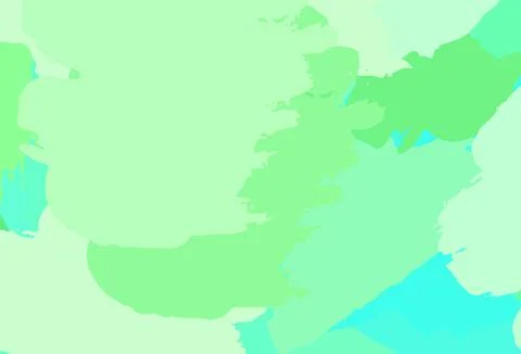 Light Green vector pattern with random forms. イラスト素材