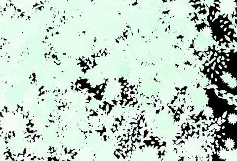 Light Green vector pattern with random forms. Stockillustratie