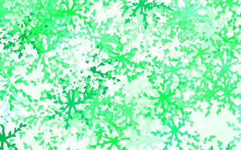 Light Green vector pattern with random forms. Illustrazione stock