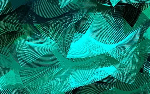Light Green vector pattern with random forms. Illustrazione stock