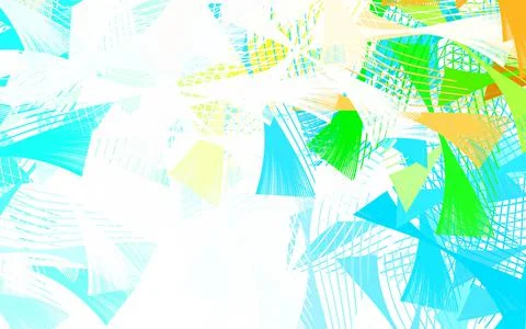 Light Green vector pattern with random forms. Illustrazione stock