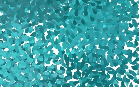 Light Green vector pattern with random forms. Stock Illustration