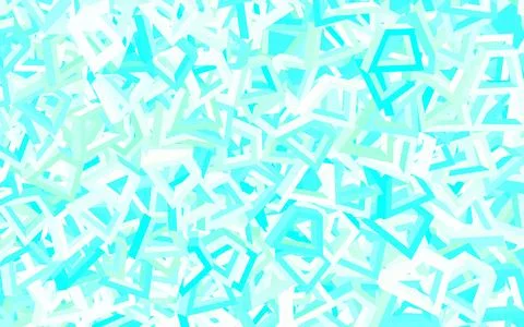 Light Green vector pattern with random forms. Illustrazione stock