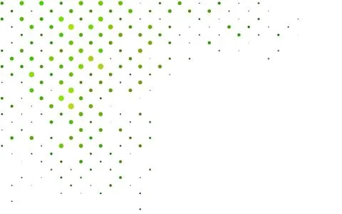 Light Green vector pattern with spheres. 스톡 일러스트
