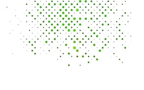 Light Green vector pattern with spheres. 스톡 일러스트