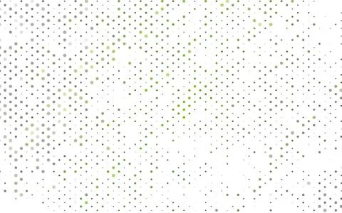Light Green vector pattern with spheres. Stock Illustration