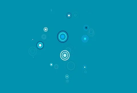 Light Green vector pattern with spheres. Stock Illustration