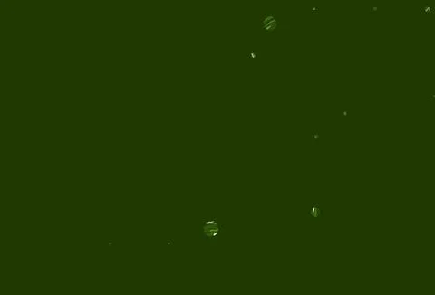 Light green vector pattern with spheres. 스톡 일러스트