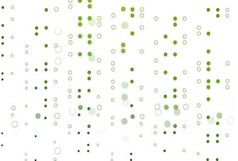 Light Green vector pattern with spheres. イラスト素材
