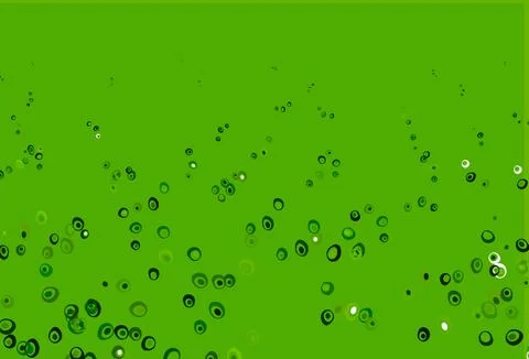 Light Green vector pattern with spheres. Stock Illustration