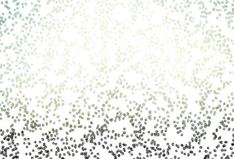 Light Green vector pattern with spheres. Illustrazione stock