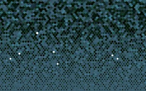 Light Green vector pattern with spheres. Stock Illustration