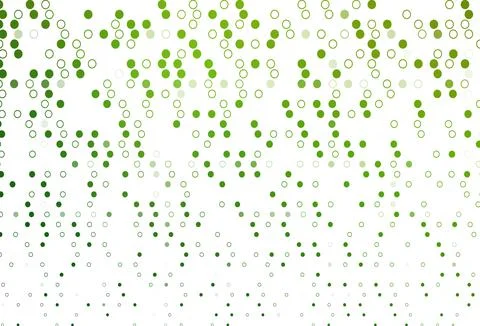 Light Green vector pattern with spheres. イラスト素材