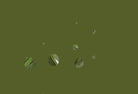 Light green vector pattern with spheres. イラスト素材