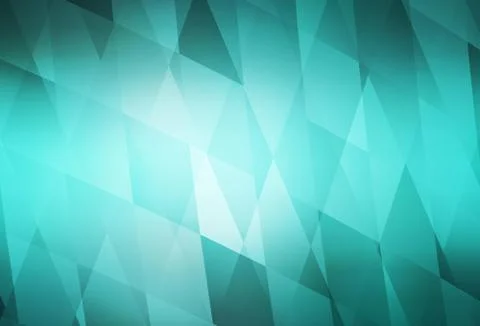 Light Green vector pattern in square style. Illustrazione stock